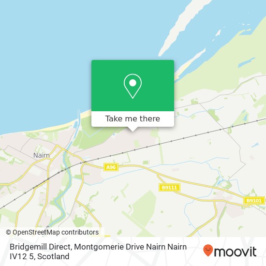 Bridgemill Direct, Montgomerie Drive Nairn Nairn IV12 5 map