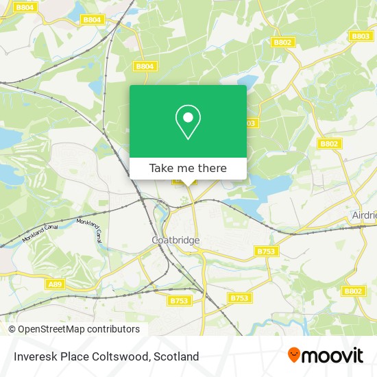 Inveresk Place Coltswood map