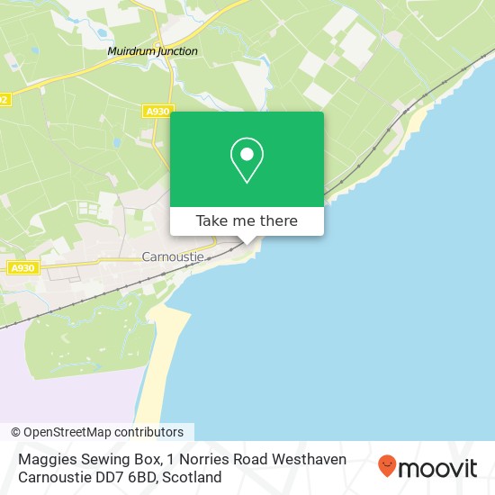Maggies Sewing Box, 1 Norries Road Westhaven Carnoustie DD7 6BD map