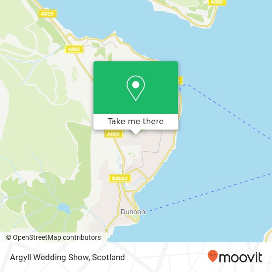 Argyll Wedding Show map