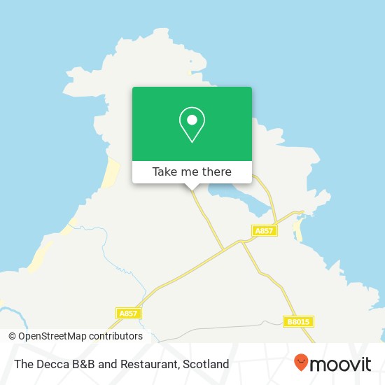 The Decca B&B and Restaurant map