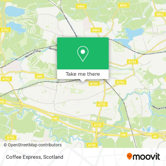 Coffee Express map