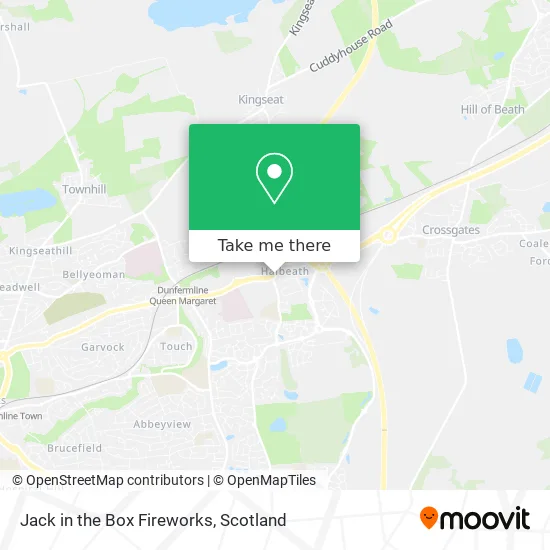 Jack in the Box Fireworks map