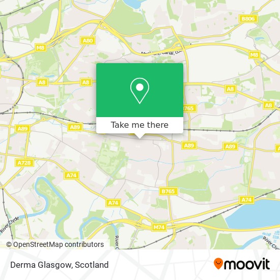 Derma Glasgow map