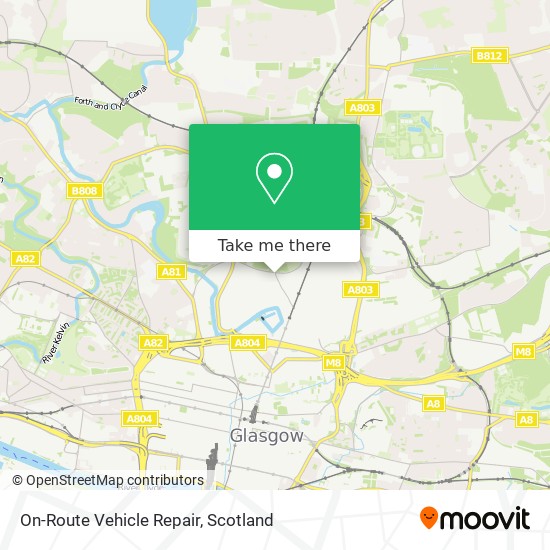 On-Route Vehicle Repair map