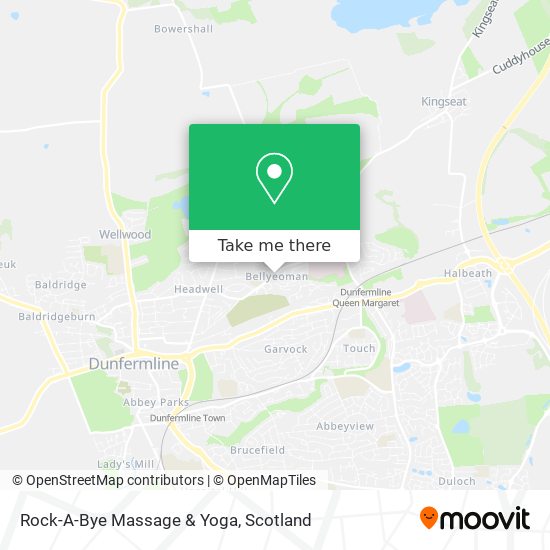 Rock-A-Bye Massage & Yoga map