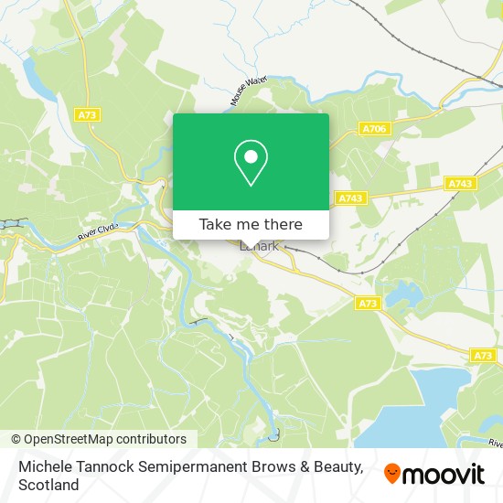 Michele Tannock Semipermanent Brows & Beauty map