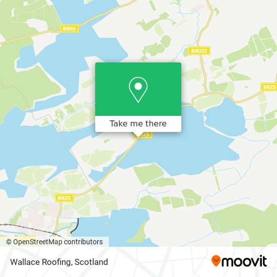 Wallace Roofing map