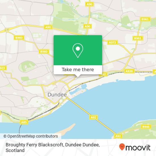 Broughty Ferry Blackscroft, Dundee Dundee map