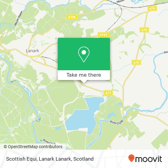 Scottish Equi, Lanark Lanark map