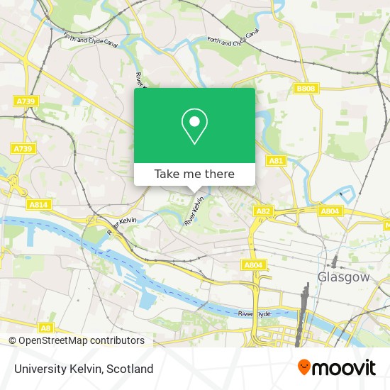 University Kelvin map