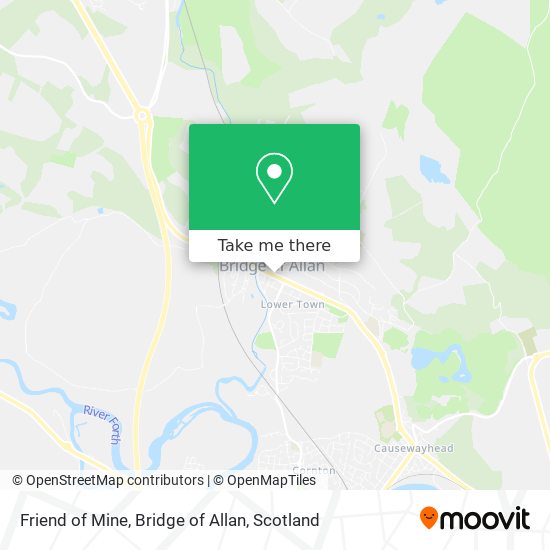 Friend of Mine, Bridge of Allan map
