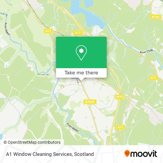 A1 Window Cleaning Services map