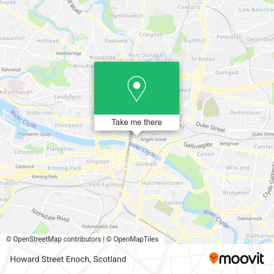Howard Street Enoch map
