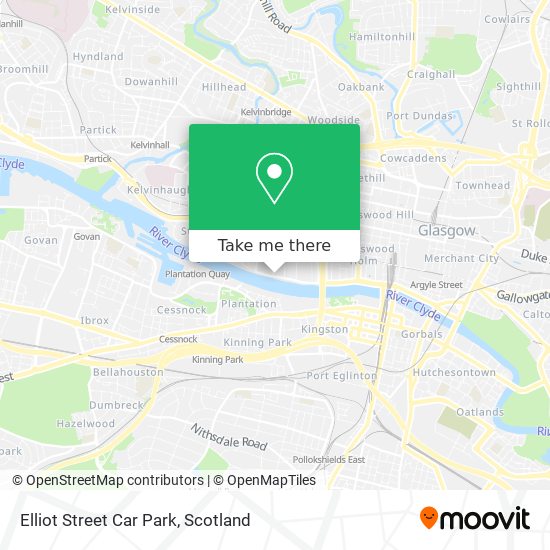 Elliot Street Car Park map