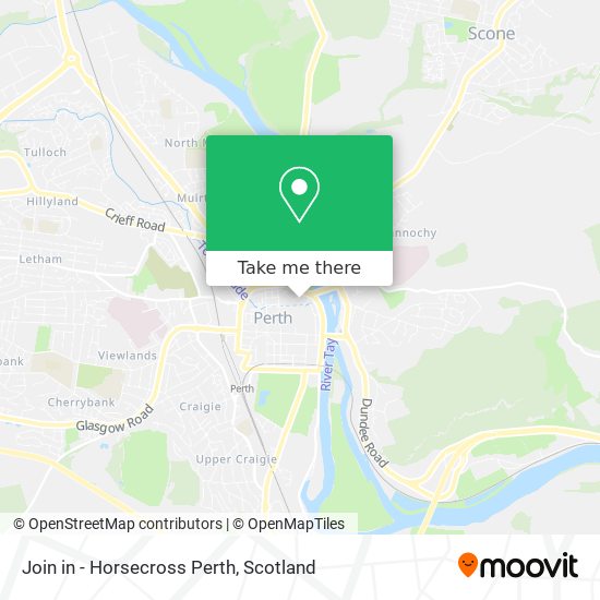 Join in - Horsecross Perth map