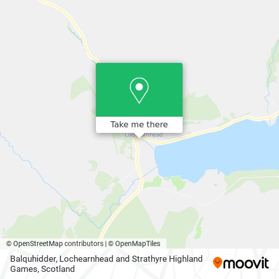 Balquhidder, Lochearnhead and Strathyre Highland Games map