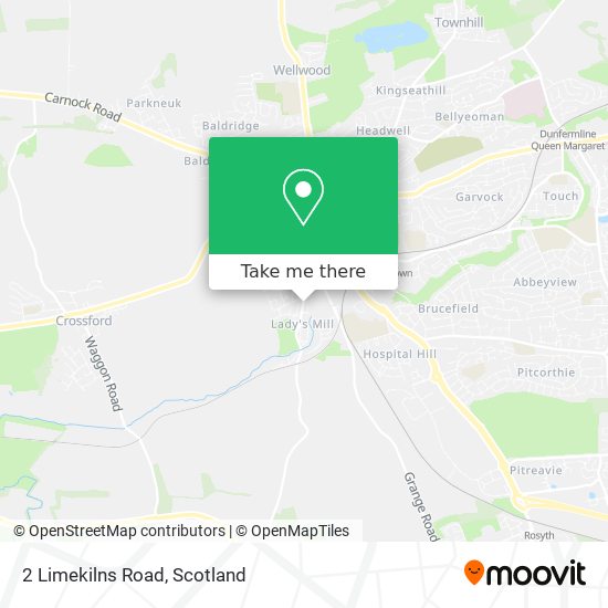 2 Limekilns Road map