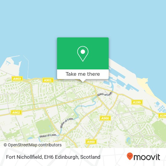 Fort Nichollfield, EH6 Edinburgh map