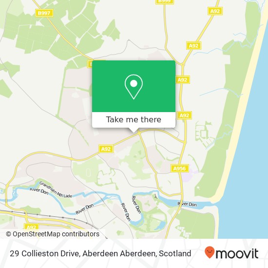 29 Collieston Drive, Aberdeen Aberdeen map