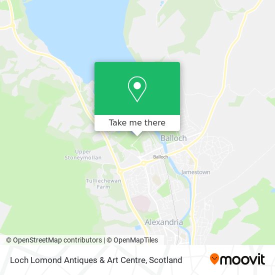 Loch Lomond Antiques & Art Centre map