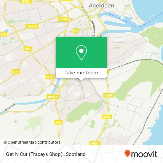 Get N Cut (Traceys Shop). map