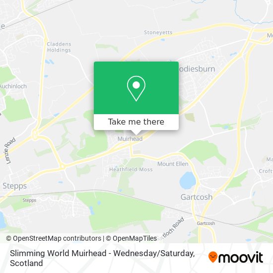 Slimming World Muirhead - Wednesday / Saturday map