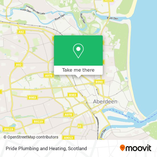 Pride Plumbing and Heating map