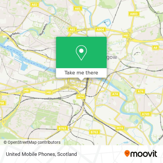 United Mobile Phones map