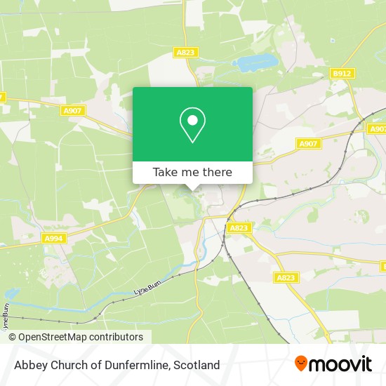 Abbey Church of Dunfermline map