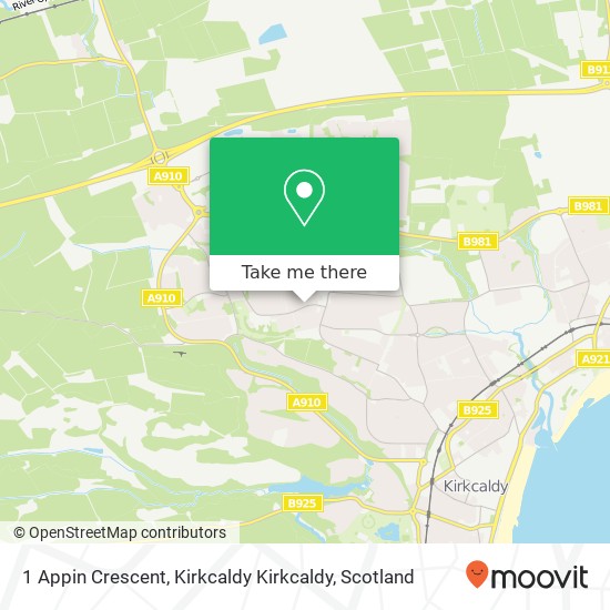 1 Appin Crescent, Kirkcaldy Kirkcaldy map