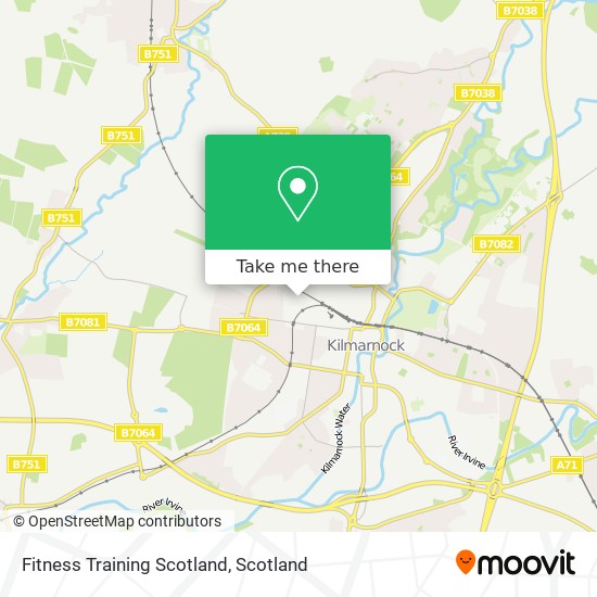 Fitness Training Scotland map