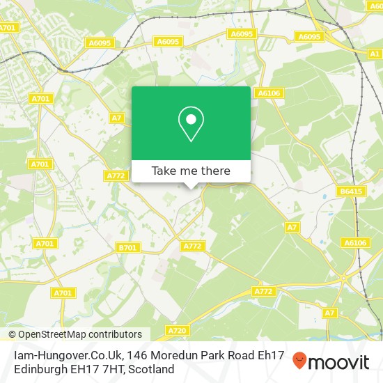 Iam-Hungover.Co.Uk, 146 Moredun Park Road Eh17 Edinburgh EH17 7HT map