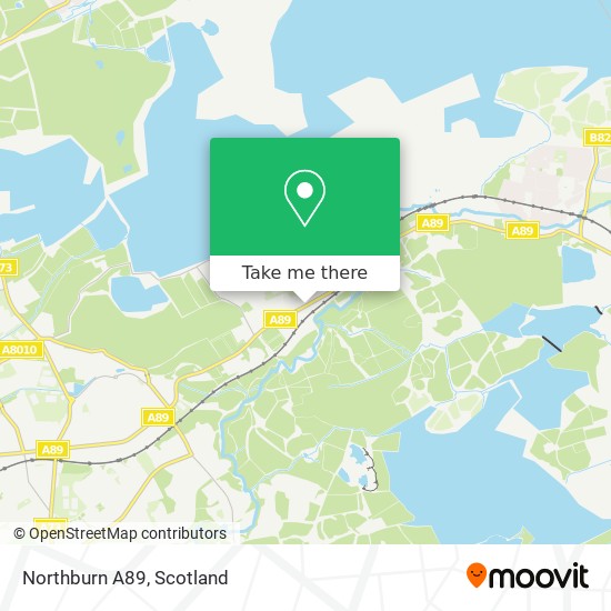 Northburn A89 map