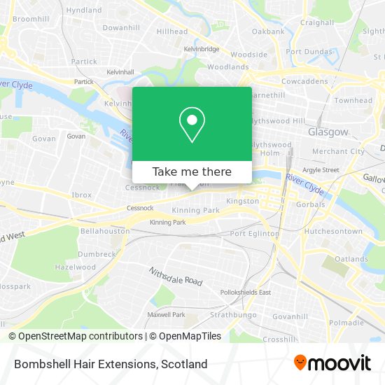 Bombshell Hair Extensions map