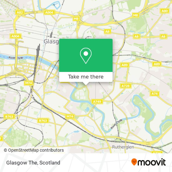 Glasgow The map