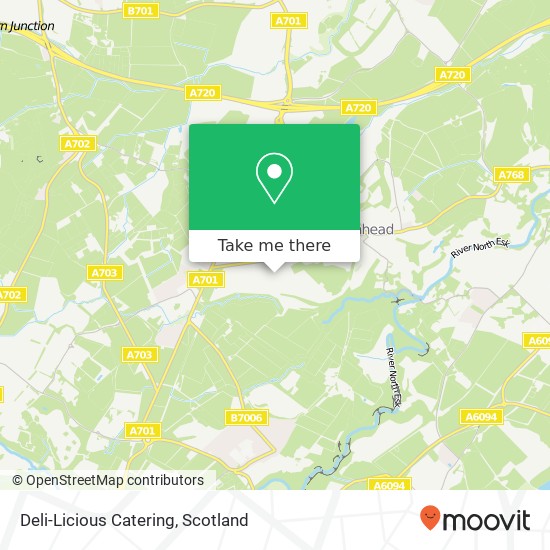 Deli-Licious Catering map