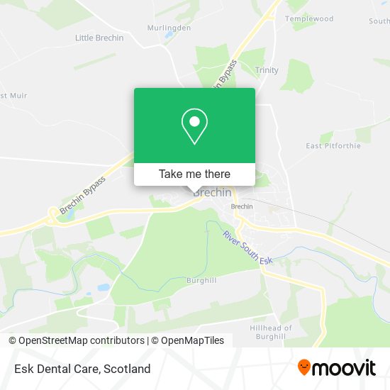 Esk Dental Care map