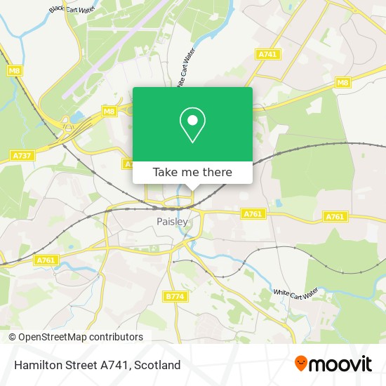 Hamilton Street A741 map