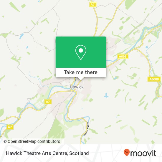 Hawick Theatre Arts Centre map