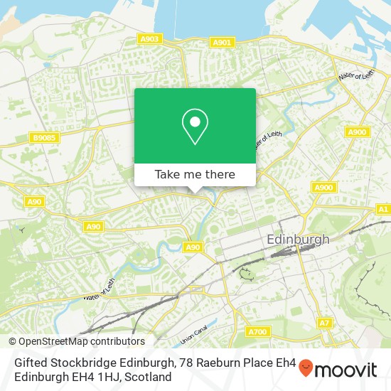 Gifted Stockbridge Edinburgh, 78 Raeburn Place Eh4 Edinburgh EH4 1HJ map