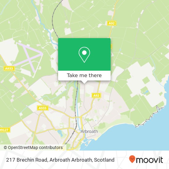 217 Brechin Road, Arbroath Arbroath map