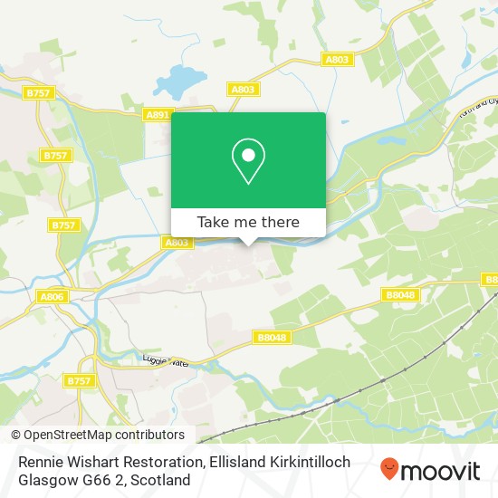 Rennie Wishart Restoration, Ellisland Kirkintilloch Glasgow G66 2 map