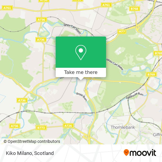 Kiko Milano map