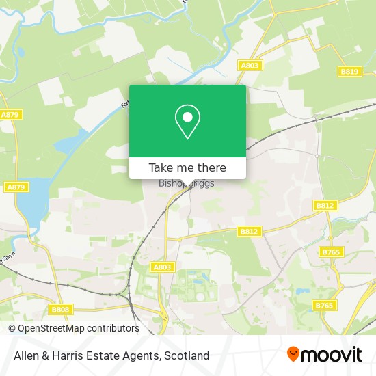Allen & Harris Estate Agents map