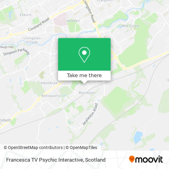 Francesca TV Psychic Interactive map