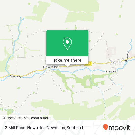 2 Mill Road, Newmilns Newmilns map