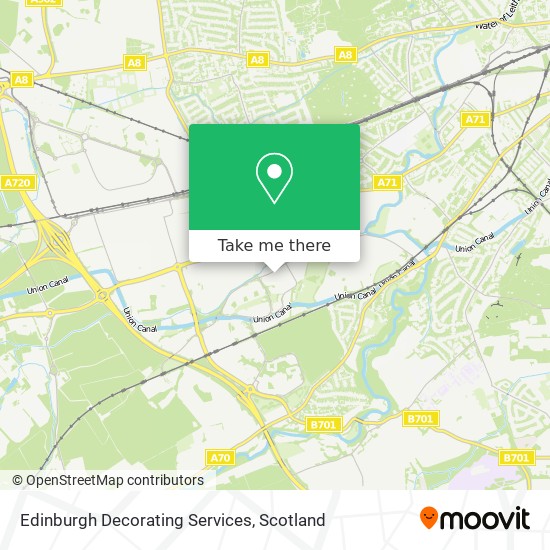 Edinburgh Decorating Services map