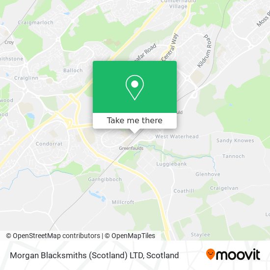 Morgan Blacksmiths (Scotland) LTD map