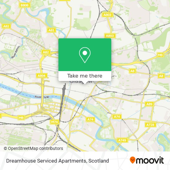 Dreamhouse Serviced Apartments map